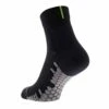 3 Season Outdoor Mid Length Merino Running Socks Black/Green