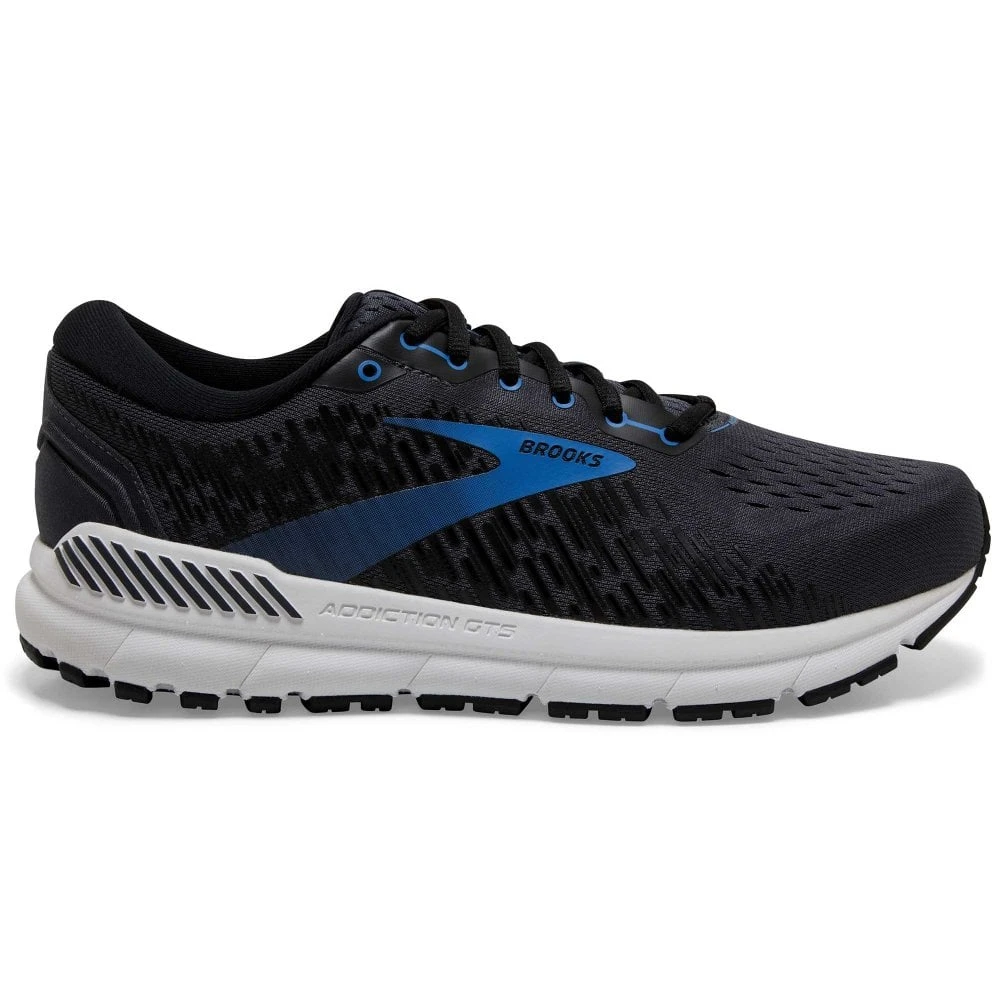 BROOKS Addiction GTS 15 Wide 2E Mens Running Shoes India Ink/Black/Blue 3 BROOKS Addiction GTS 15 Wide 2E Mens Running Shoes India Ink/Black/Blue
