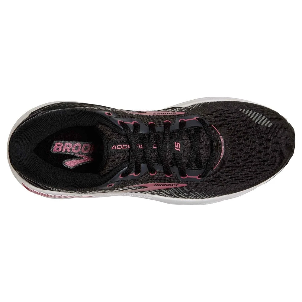 BROOKS Addiction GTS 15 Wide D Womens Running Shoes Black/Ebony/Mauvewood 4 BROOKS Addiction GTS 15 Wide D Womens Running Shoes Black/Ebony/Mauvewood - Image 2