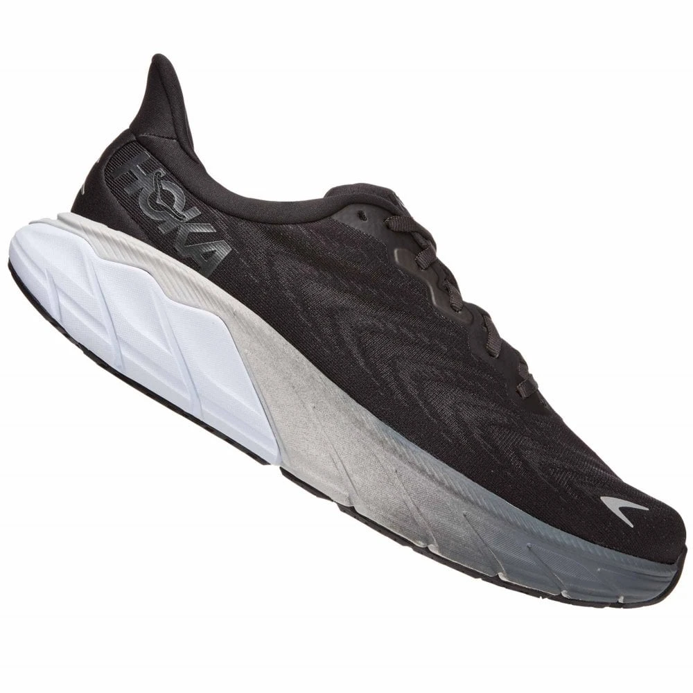 Hoka Arahi 6 Wide 2E Mens Running Shoes Black/White 3 Hoka Arahi 6 Wide 2E Mens Running Shoes Black/White