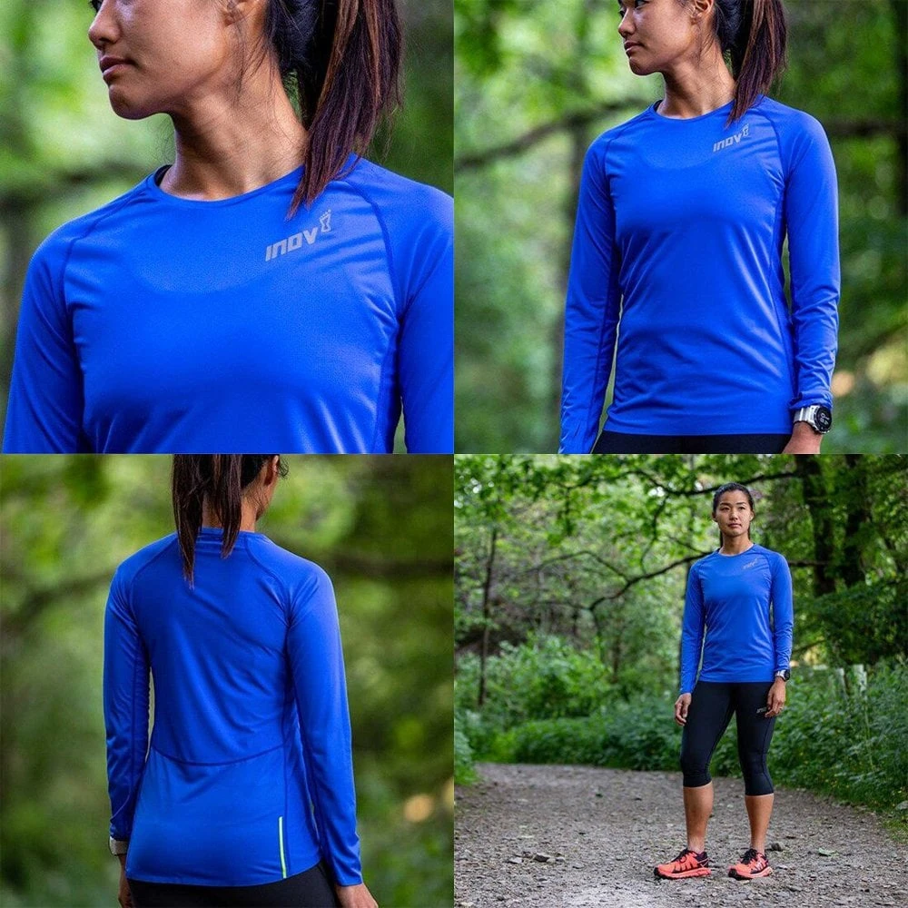 Base Elite 3.0 Womens Long Sleeved Base Layer Blue 3 Base Elite 3.0 Womens Long Sleeved Base Layer Blue - Image 2