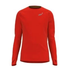 Base Elite Long Sleeve Mens Base Layer Red