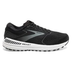 BROOKS Beast 20 Wide 2E Mens Running Shoes Black/Ebony/Grey
