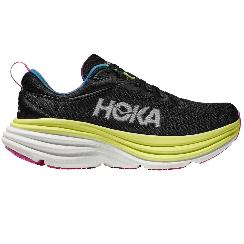 Hoka Bondi 8 Womens Running Shoes Black/Citrus Glow 3 Hoka Bondi 8 Womens Running Shoes Black/Citrus Glow