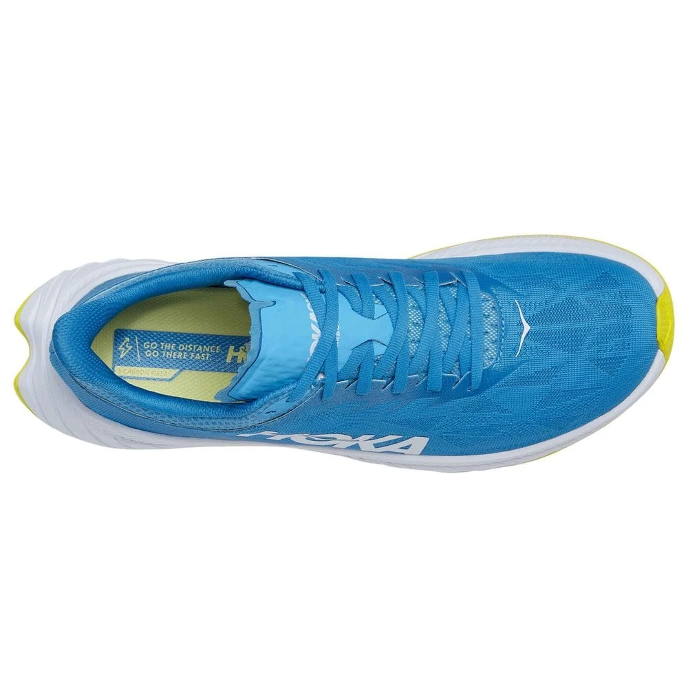 Hoka Carbon X 2 Womens Running Shoes Diva Blue/Citrus 4 Hoka Carbon X 2 Womens Running Shoes Diva Blue/Citrus - Image 2