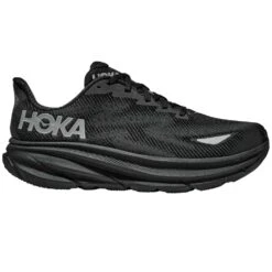 Hoka Clifton 9 GTX Womens Waterproof Running Shoes Black/Black