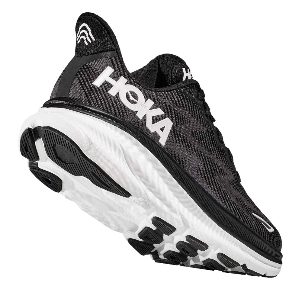 Hoka Clifton 9 Mens Running Shoes Black/White 4 Hoka Clifton 9 Mens Running Shoes Black/White - Image 2