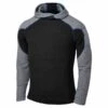 OMM Core+ Insulated & Sweat Wicking Mens Running Hoodie Black/Grey