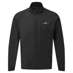 RONHILL Core Mens Running Jacket All Black