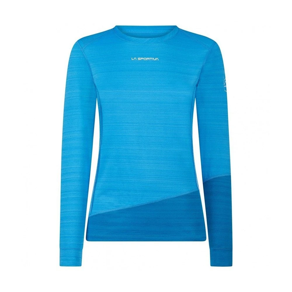 La Sportiva Dash Womens Long Sleeved Running Base Layer Azure/Neptune 3 La Sportiva Dash Womens Long Sleeved Running Base Layer Azure/Neptune