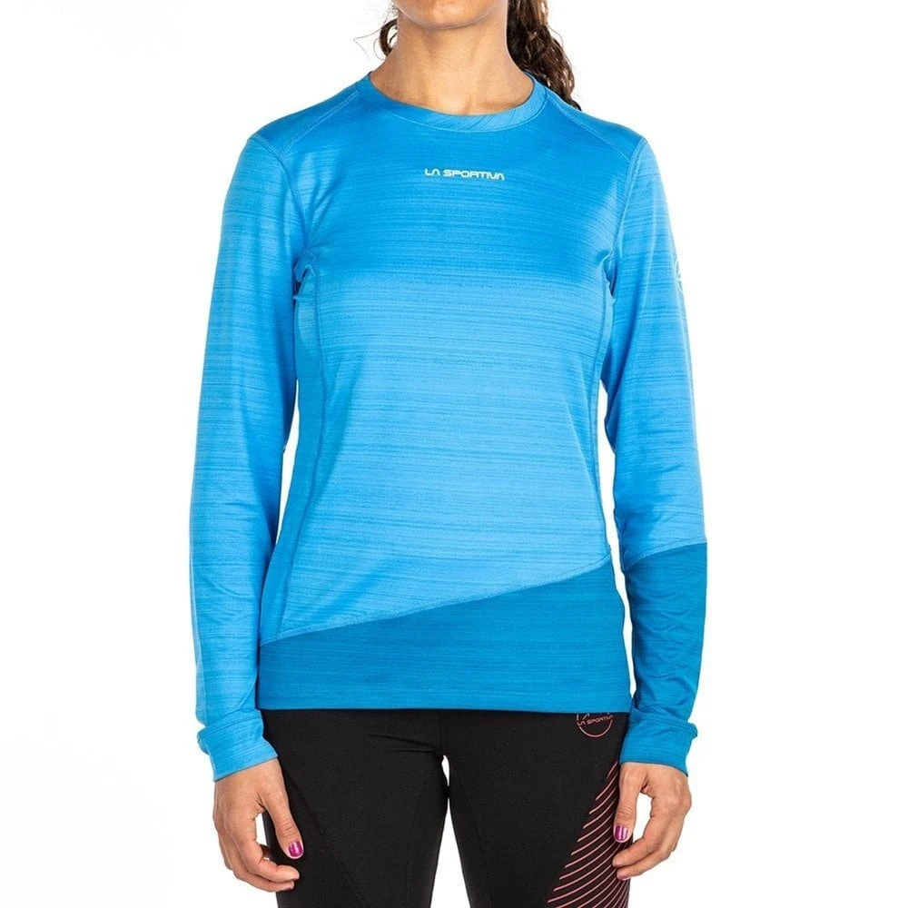 La Sportiva Dash Womens Long Sleeved Running Base Layer Azure/Neptune 4 La Sportiva Dash Womens Long Sleeved Running Base Layer Azure/Neptune - Image 2