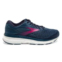 BROOKS Dyad 11 Womens Running Shoes Blue/Navy/Beetroot