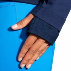 BROOKS Fusion Hybrid Jacket Womens Water Resistant & Wind Resistant Running Jacket Navy/Blue Bolt -Sports Apparel Shop fusion hybrid jacket womens water resistant wind resistant running jacket navy blue bolt p6958 27378 image