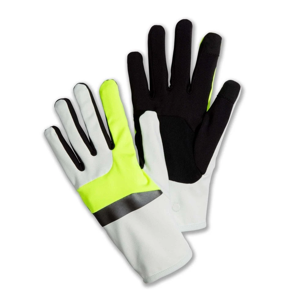 BROOKS Fusion Midweight Running Glove (Work With Phone Screens) Icy Grey/Black/Nightlife 3 BROOKS Fusion Midweight Running Glove (Work With Phone Screens) Icy Grey/Black/Nightlife