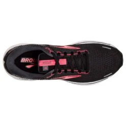 BROOKS Ghost 14 Wide D Womens Road Running Shoes Black/Coral/White -Sports Apparel Shop ghost 14 wide d womens road running shoes black coral white p6616 26141 image