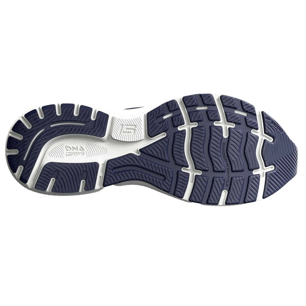 BROOKS Ghost 15 Wide 2E Mens Running Shoes Peacoat/Blue/Orange Pop 5 BROOKS Ghost 15 Wide 2E Mens Running Shoes Peacoat/Blue/Orange Pop - Image 3