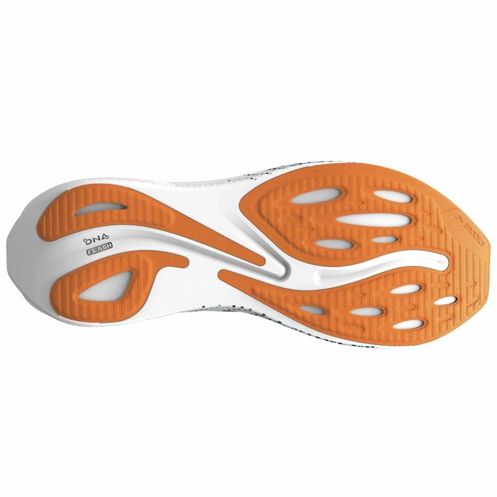 BROOKS Hyperion Max Mens Running Shoes Black/Grey/Orange Clown Fish 6 BROOKS Hyperion Max Mens Running Shoes Black/Grey/Orange Clown Fish - Image 4