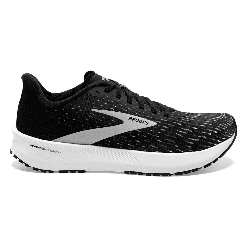 BROOKS Hyperion Tempo Womens Road Running Shoes Black/Silver/White 3 BROOKS Hyperion Tempo Womens Road Running Shoes Black/Silver/White