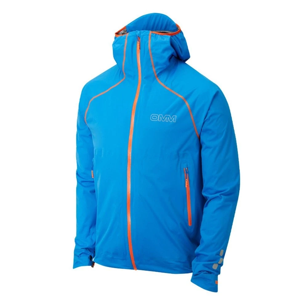 OMM Kamleika Mens Waterproof Running Jacket With Stretch Blue 5 OMM Kamleika Mens Waterproof Running Jacket With Stretch Blue - Image 3