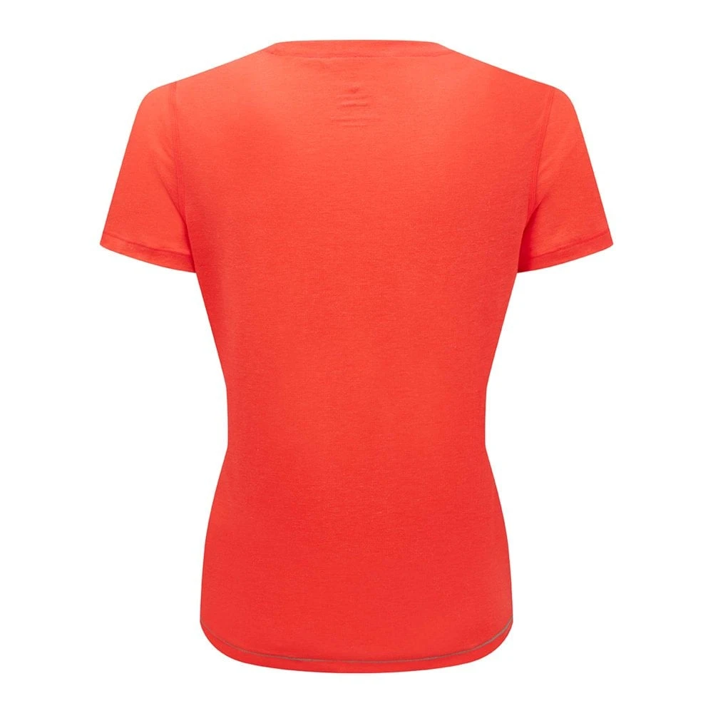 RONHILL Life Tencel Womens Short Sleeved Sweat Wicking Running T-Shirt Hot Coral 4 RONHILL Life Tencel Womens Short Sleeved Sweat Wicking Running T-Shirt Hot Coral - Image 2