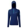 RONHILL Life Womens Running/Workout Hoodie Deep Navy/Spa Green