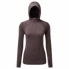 RONHILL Life Womens Seamless Running Hoodie Cocoa Marl -Sports Apparel Shop life womens seamless running hoodie cocoa marl p6870 27054 image