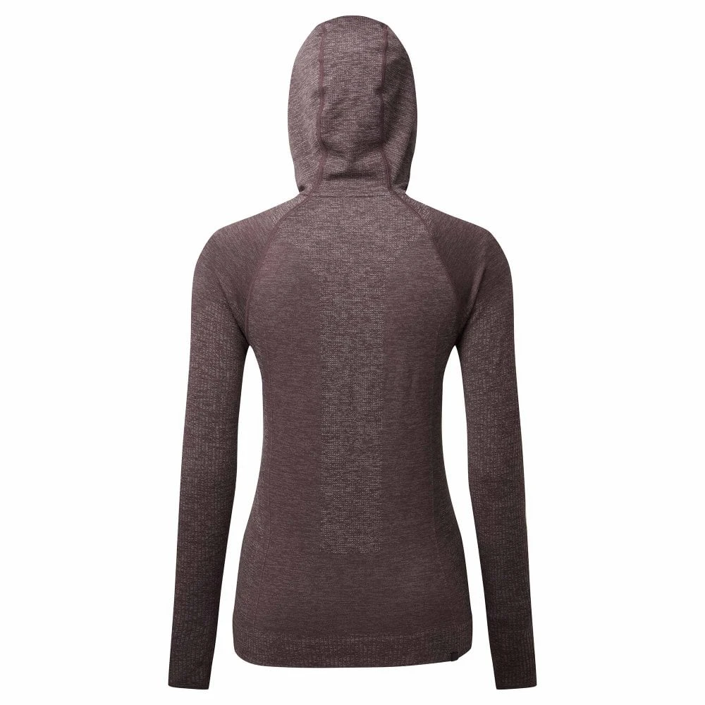 RONHILL Life Womens Seamless Running Hoodie Cocoa Marl 4 RONHILL Life Womens Seamless Running Hoodie Cocoa Marl - Image 2