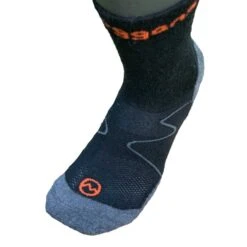 Lightweight Merino Crew Socks Black