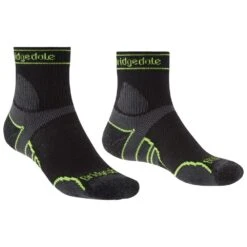 Bridgedale Lightweight T2 Merino Sport 3/4 Crew Length Running Socks Black