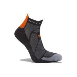 Marathon Fresh Socklet Unisex Running Socks Black/Orange