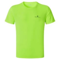 RONHILL Mens Core Running T-Shirt Yellow/Black