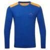 RONHILL Men's Life L/S Running T-Shirt Dark Cobalt Marl/Sunray -Sports Apparel Shop mens life l s running t shirt dark cobalt marl sunray p7599 30009 image
