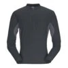 Rab Men's Sonic Ultra Zip Long Sleeve Tee Beluga/Graphene -Sports Apparel Shop mens sonic ultra zip long sleeve tee beluga graphene p7155 28148 image