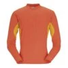 Rab Men's Sonic Ultra Zip Long Sleeve Tee Firecracker/Sunset