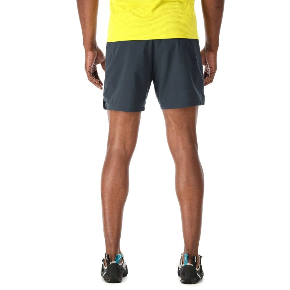 Rab Men's Talus Active Running Shorts Ebony (Zest) 4 Rab Men's Talus Active Running Shorts Ebony (Zest) - Image 2