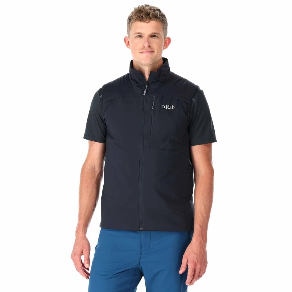 Rab Men's Xenair Insulated Vest Ebony 4 Rab Men's Xenair Insulated Vest Ebony - Image 2