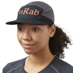 Rab Momentum 5 Panel Cap Black/Graphene -Sports Apparel Shop momentum 5 panel cap black graphene p8279 32904 image