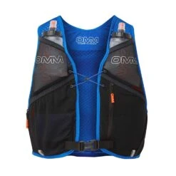 OMM MountainFire 15 Race Vest (+ 2 X 350ML FLEXI FLASK) Blue