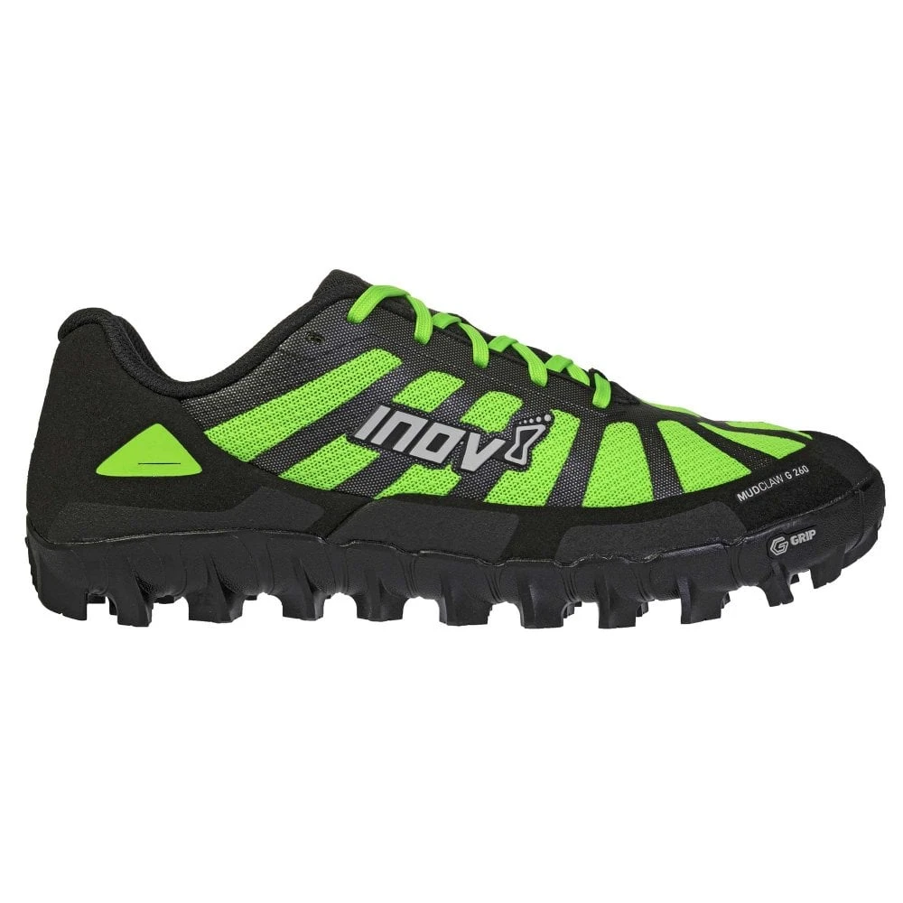Mudclaw G 260 V2 Mens Fell Running Shoes Black/Green 3 Mudclaw G 260 V2 Mens Fell Running Shoes Black/Green