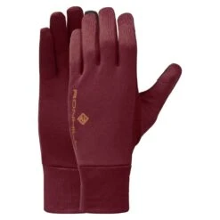 RONHILL Prism Thermal Running Gloves Cabernet/Dune