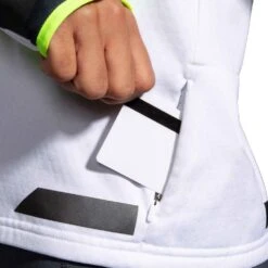 BROOKS Run Visible Womens Thermal Hoodie White/Asphalt/Nightlife -Sports Apparel Shop run visible womens thermal hoodie white asphalt nightlife p7801 30861 image