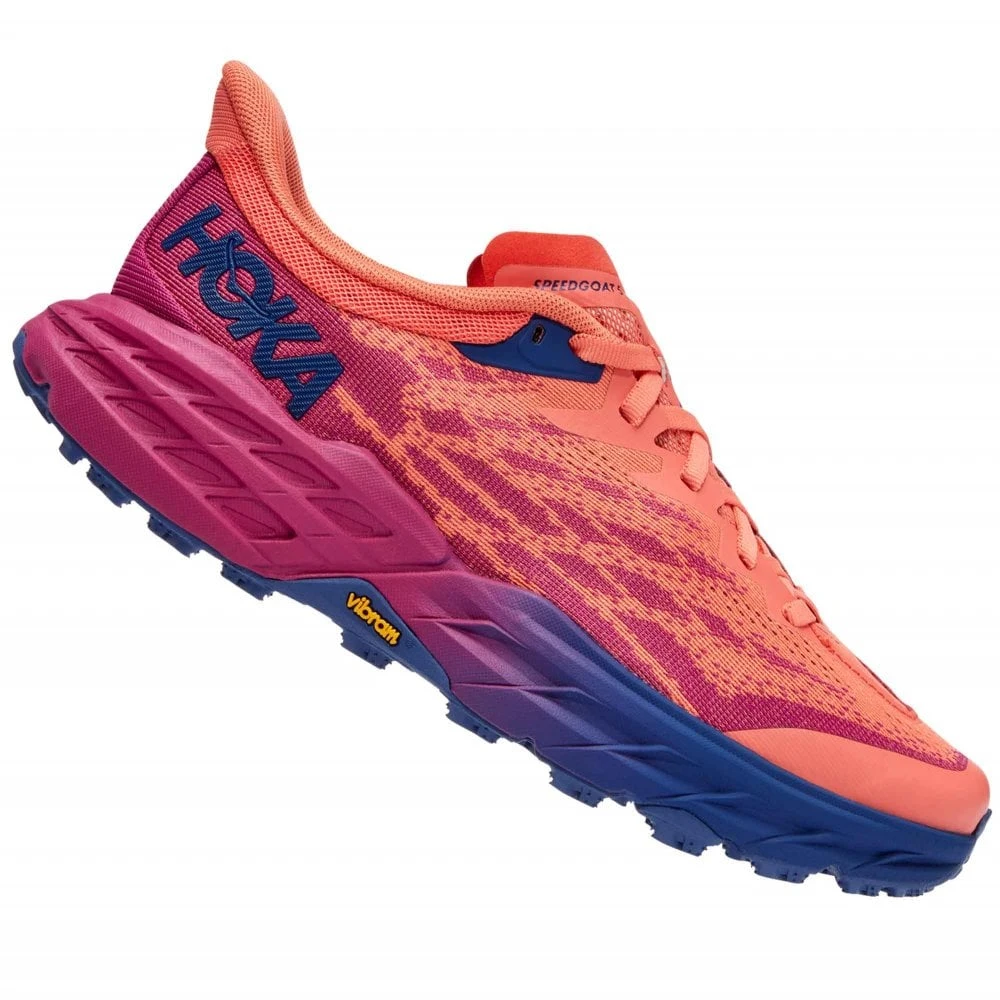 Hoka Speedgoat 5 Wide D Womens Trail Running Shoes Festival Fuschia/Camellia 3 Hoka Speedgoat 5 Wide D Womens Trail Running Shoes Festival Fuschia/Camellia