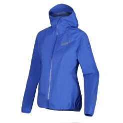 Stormshell Womens Waterproof Running Jacket Full Zip Blue