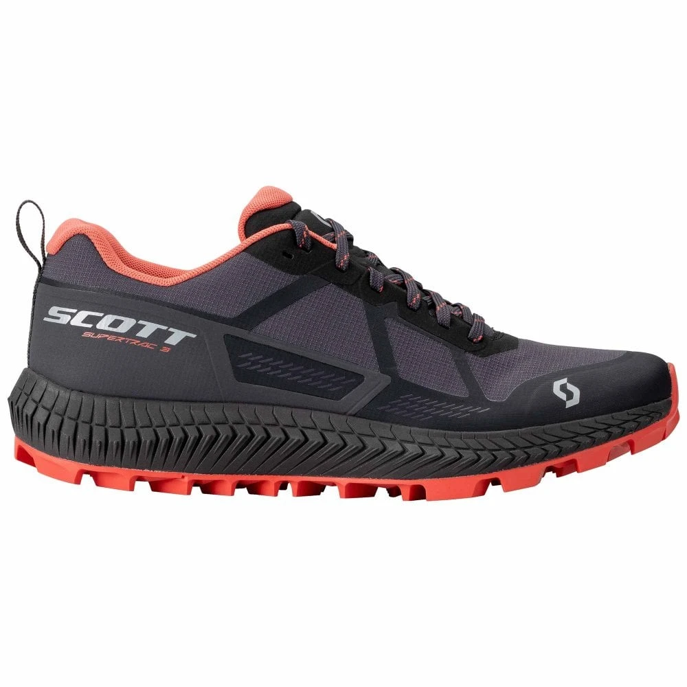 Scott Supertrac 3 Womens Trail Running Shoes Black/Coral/Pink 3 Scott Supertrac 3 Womens Trail Running Shoes Black/Coral/Pink