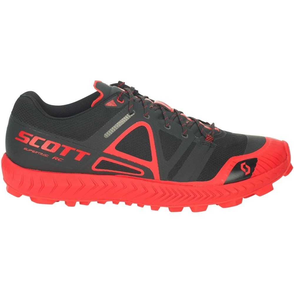Scott Supertrac RC Mens Off-Road Running Shoes Black/Red 6 Scott Supertrac RC Mens Off-Road Running Shoes Black/Red - Image 4