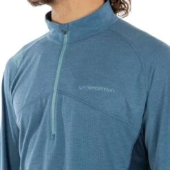 La Sportiva Swift Long Sleeve Mens Mid Layer Atlantic/Night Blue -Sports Apparel Shop swift long sleeve mens mid layer atlantic night blue p6950 27343 image