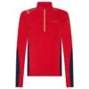 La Sportiva Swift Long Sleeve Mens Mid Layer Tango Red/Night Blue