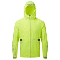 RONHILL Tech Afterhours Men's Running Jacket Fluo Yellow/Charcoal/Reflect