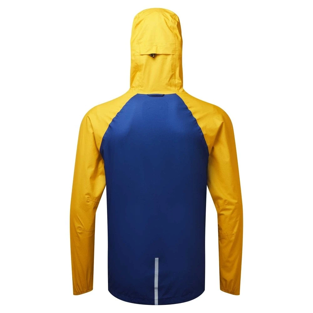 RONHILL Tech Fortify Men's Running Jacket Dark Cobalt/Solar 4 RONHILL Tech Fortify Men's Running Jacket Dark Cobalt/Solar - Image 2