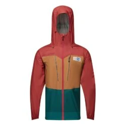 RONHILL Tech Fortify Men's Running Jacket Jam/Deep Lagoon/Copper
